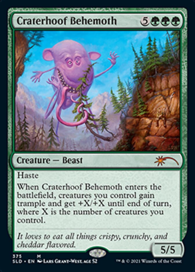 Craterhoof Behemoth (375) - Foil - Extra Life 2021