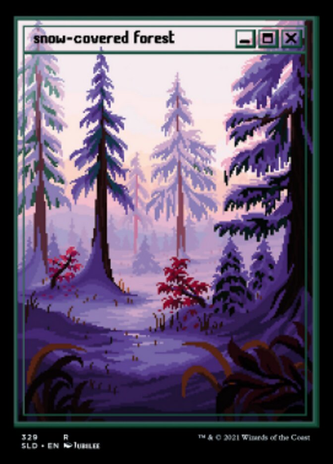 Snow-Covered Forest (329) - Foil