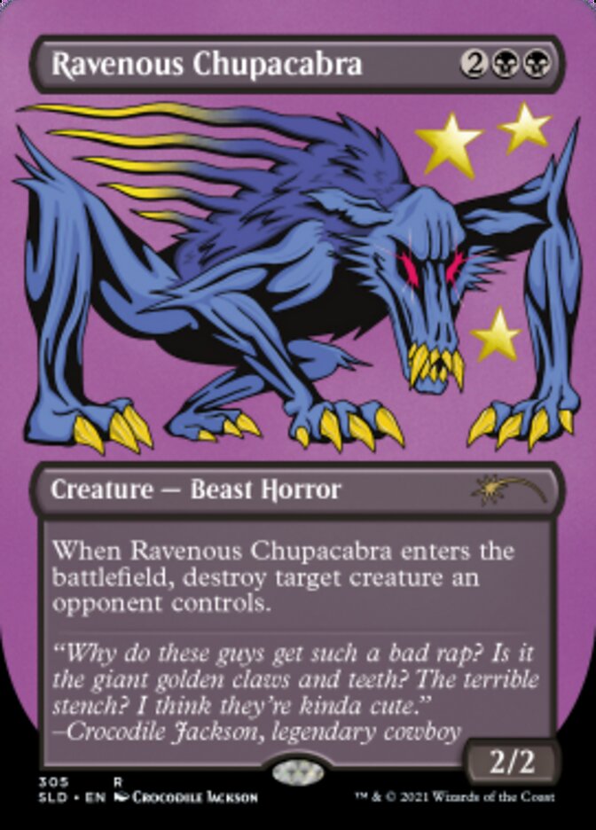 Ravenous Chupacabra (305) - Foil Etched - Borderless