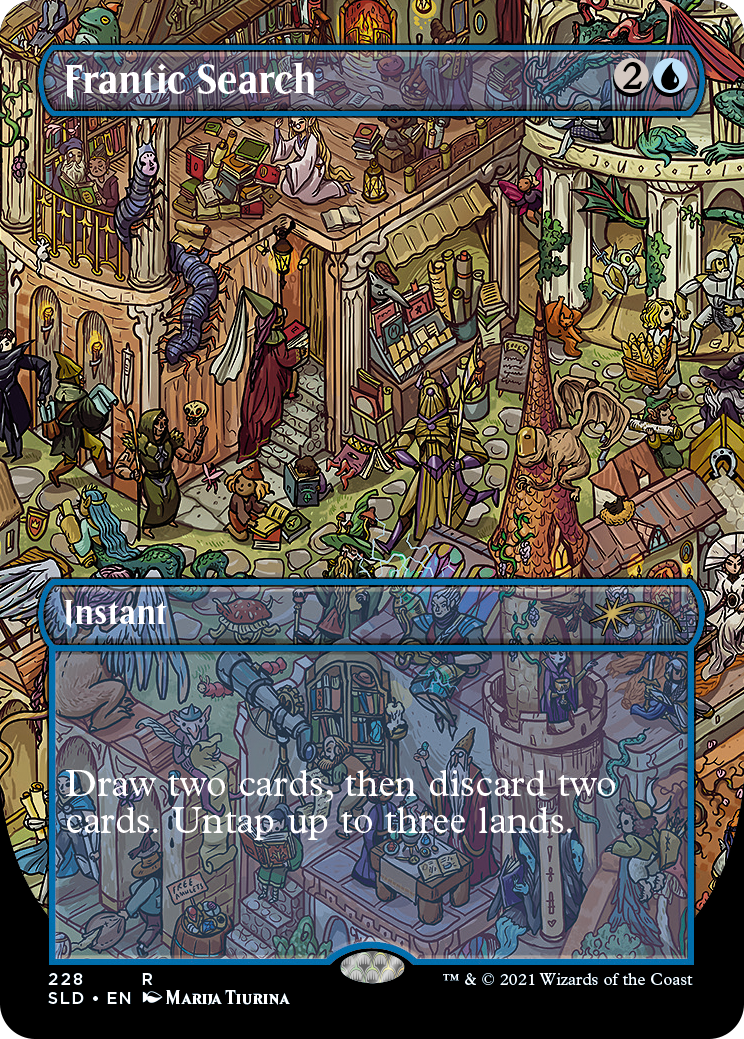 Frantic Search (228) - Foil - Borderless