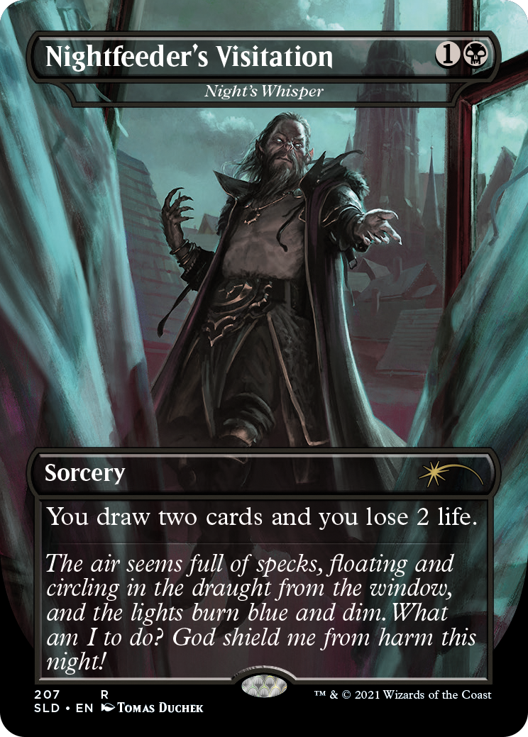 Nights Whisper (207) Nightfeeders Visitation - Foil