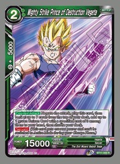 Mighty Strike Prince of Destruction Vegeta - BT11-068 - R - 2nd Edition