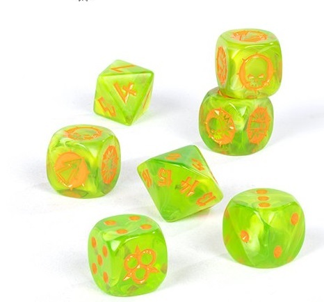Blood Bowl: Nurgle Team Dice