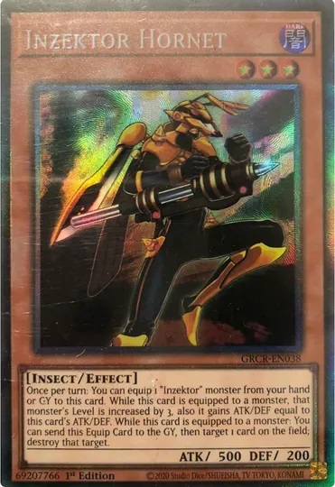 Inzektor Hornet - GRCR-EN038 - Collectors Rare - 1st Edition