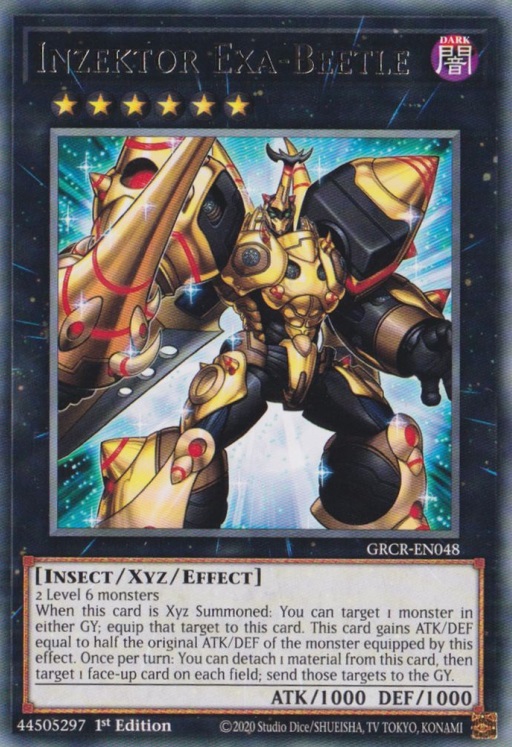 Inzektor Exa-Beetle - GRCR-EN048 Rare 1st Edition