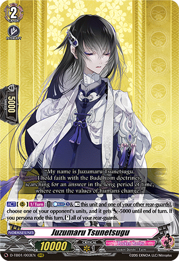 Juzumaru Tsunetsugu - D-TB01/003EN - RRR