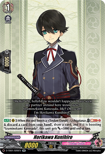 Horikawa Kunihiro - D-TB01/020EN - RR