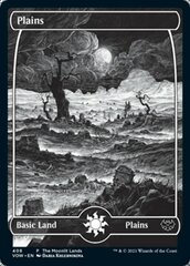 Plains (408) - Silver Foil Etched - The Moonlit Lands