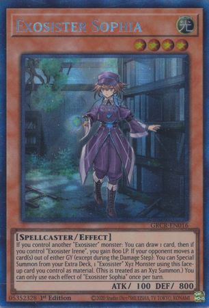 Exosister Sophia - GRCR-EN016 - Collectors Rare - 1st Edition