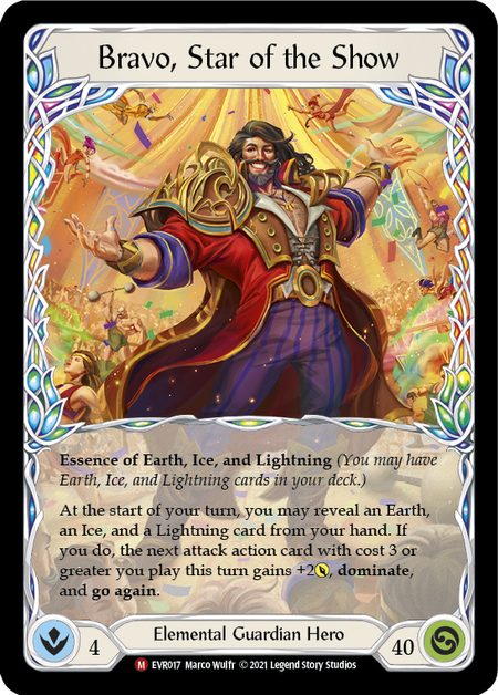 Bravo, Star of the Show - Cold Foil - 1st Edition
