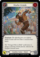 Macho Grande (Yellow) - Rainbow Foil - 1st Edition