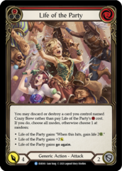 Life of the Party (Red) - Rainbow Foil - 1st Edition