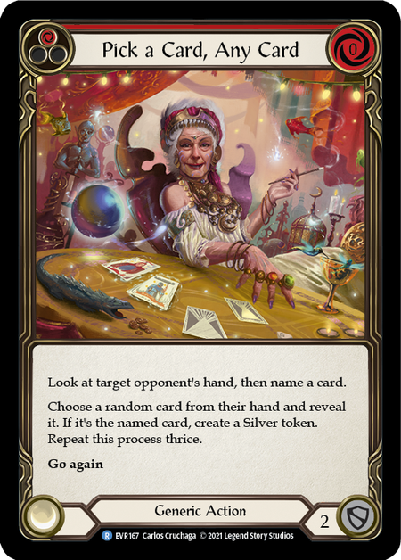 Pick a Card, Any Card (Red) - 1st Edition