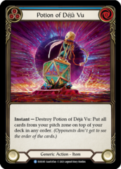 Potion of Deja Vu - Cold Foil - 1st Edition