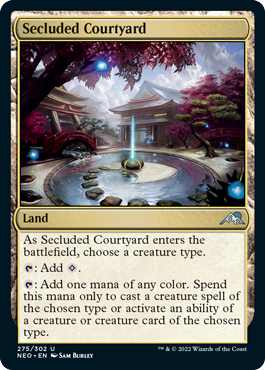 Secluded Courtyard - Foil