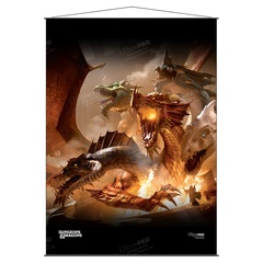 Ultra Pro - Cover Series The Rise of Tiamat Wall Scroll for Dungeons & Dragons