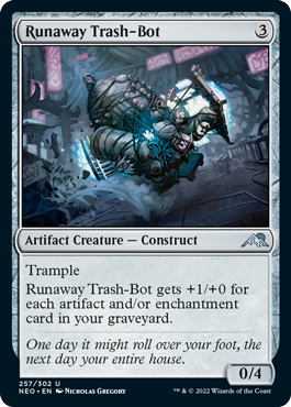 Runaway Trash-Bot - Foil