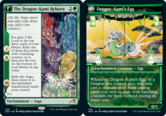 The Dragon-Kami Reborn // Dragon-Kami's Egg (358) (Showcase) - Foil