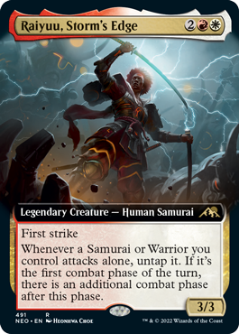 Raiyuu, Storms Edge - Foil - Extended Art Raiyuu, Storms Edge - Foil - Extended Art