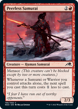 Peerless Samurai - Foil