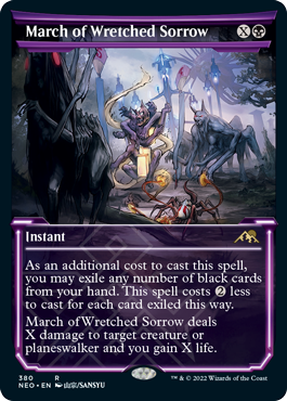 March of Wretched Sorrow - Foil - Showcase