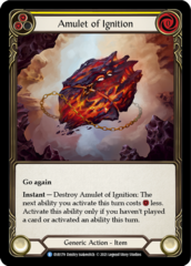 Amulet of Ignition - Cold Foil - 1st Edition