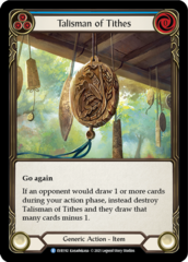 Talisman of Tithes - Cold Foil - 1st Edition