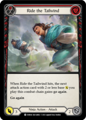 Ride the Tailwind (Red) - Rainbow Foil - 1st Edition