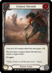 Outland Skirmish (Red) - Rainbow Foil - 1st Edition