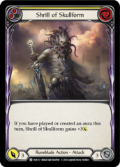 Shrill of Skullform (Yellow) - Rainbow Foil - 1st Edition