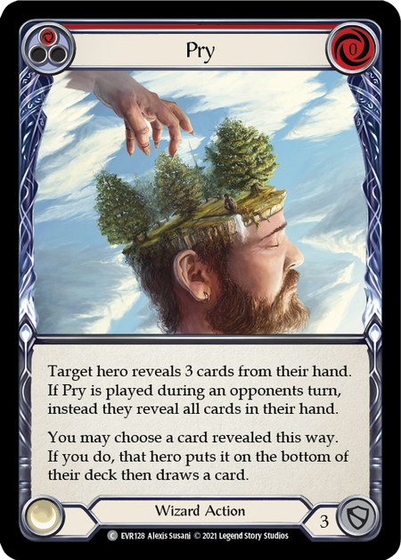 Pry (Red) - Rainbow Foil - 1st Edition