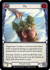 Pry (Blue) - Rainbow Foil - 1st Edition