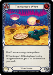 Timekeeper's Whim (Blue) - Rainbow Foil - 1st Edition