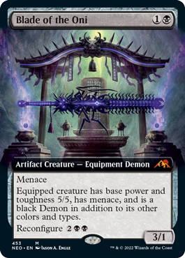 Blade of the Oni - Foil - Extended Art