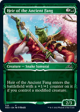 Heir of the Ancient Fang - Foil - Showcase