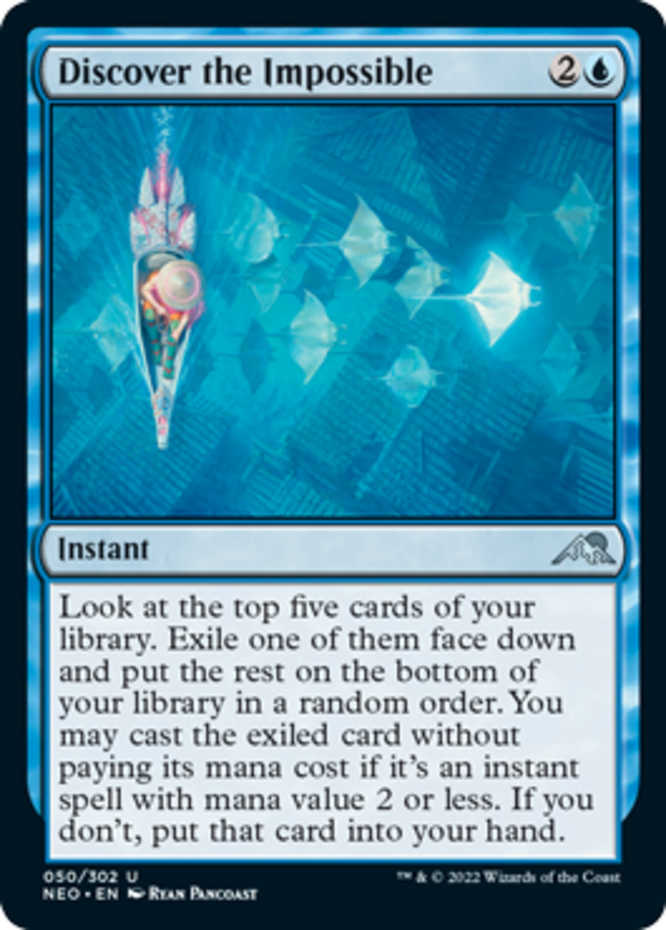 4x Discover the Impossible MTG Kamigawa: Neon Dynasty NM Magic