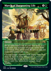 March of Burgeoning Life - Foil - Showcase