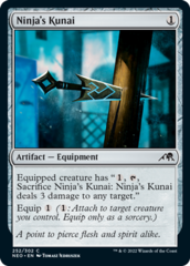 Ninja's Kunai - Foil