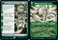 Jugan Defends the Temple // Remnant of the Rising Star - Foil - Showcase