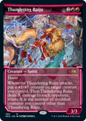 Thundering Raiju (Showcase) - Foil