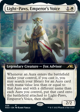 Light-Paws, Emperors Voice - Foil - Extended Art