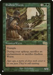 Endless Wurm - The List