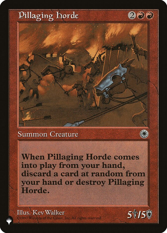 Pillaging Horde - The List