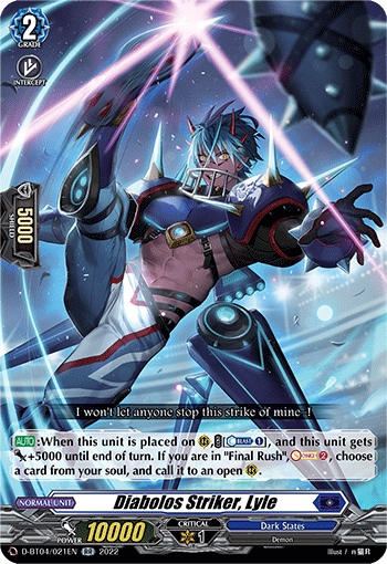Diabolos Striker, Lyle - D-BT04/021EN - RR