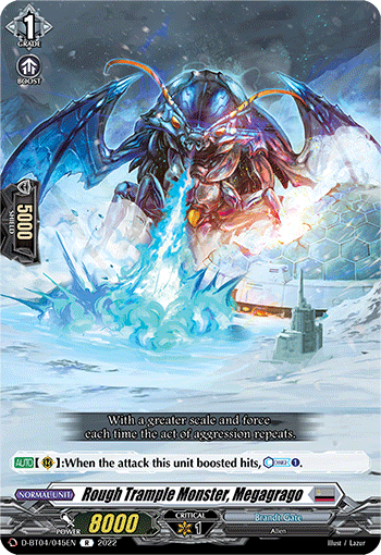 Rough Trample Monster, Megagrago - D-BT04/045EN - R