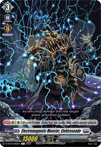 Electromagnetic Monster, Elehireseade - D-BT04/085EN - C