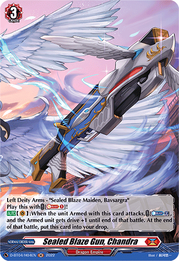 Sealed Blaze Gun, Chandra - D-BT04/H04EN - H