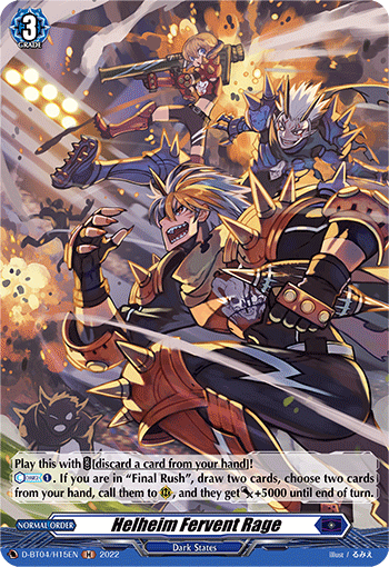 Helheim Fervent Rage - D-BT04/H15EN - H