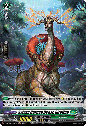 Sylvan Horned Beast, Girafina - D-BT04/H41EN - H