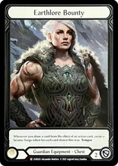 Earthlore Bounty - Cold Foil - 1st Edition (Extended Art)